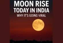 Moon Rise Today in India — Why It’s Going Viral